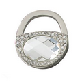 Handbag Hanger with Clear Crystal Accent